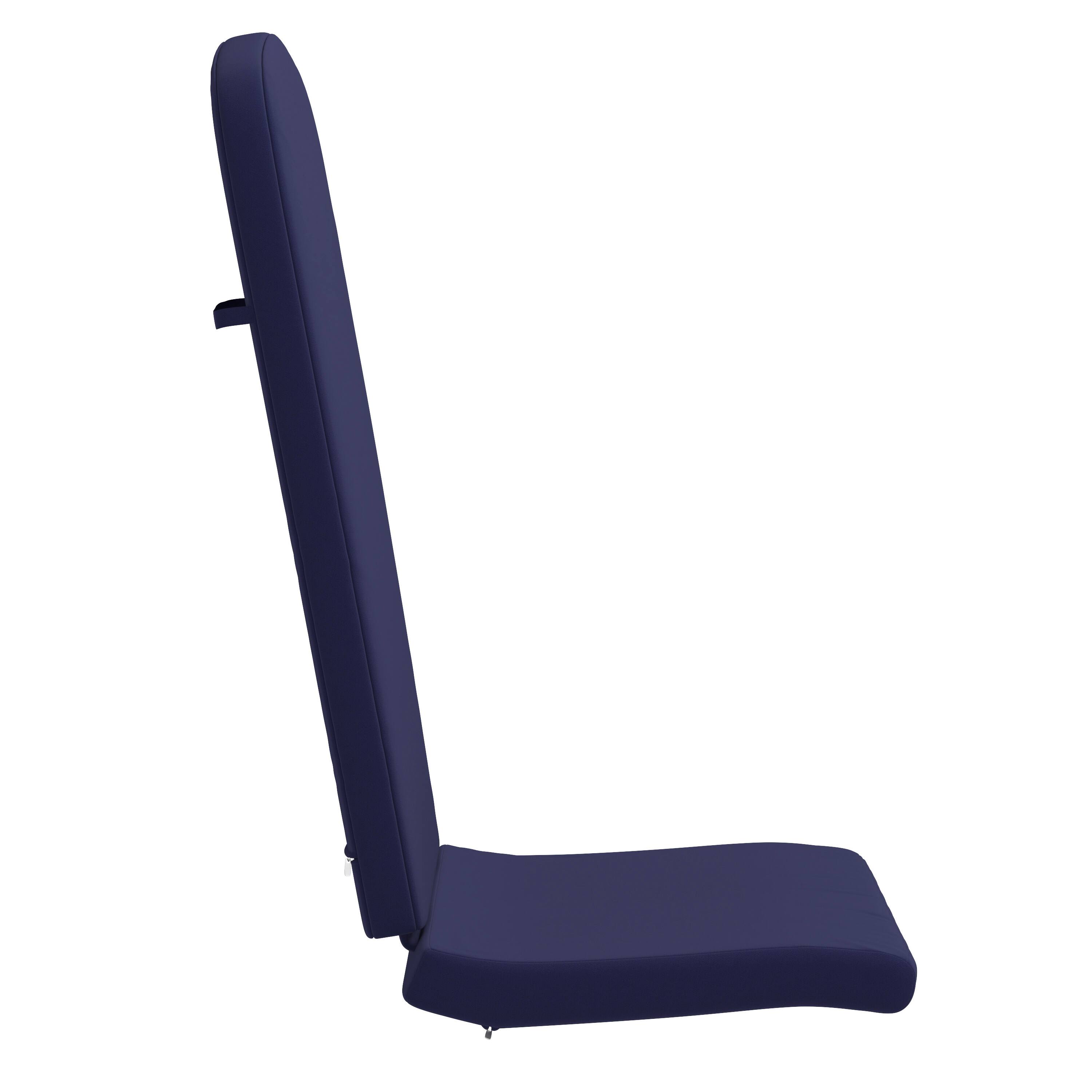 Alt View 9. Emma + Oliver - Hammond All-Weather Indoor and Outdoor Cushions for Adirondack Chairs and High Back Patio Chairs - Blue.