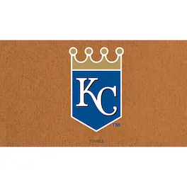 Evergreen Enterprises - Kansas City Royals 28" x 16" Primary Logo Coir Mat - Multicolor