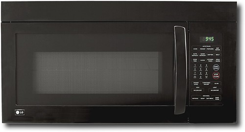  LG - 1.6 Cu. Ft. Over-the-Range Microwave - Black