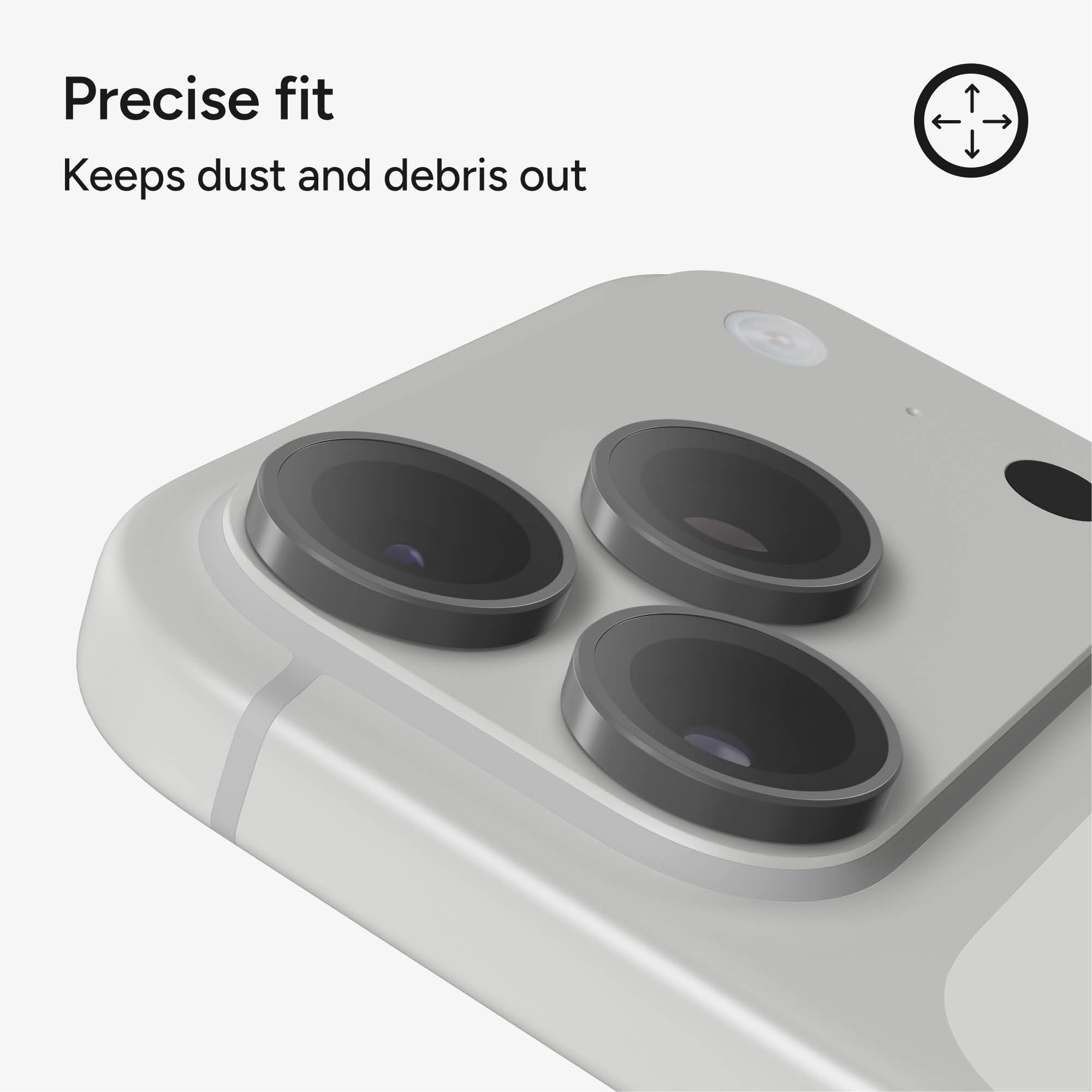 Precise fit  
Keeps dust and debris out