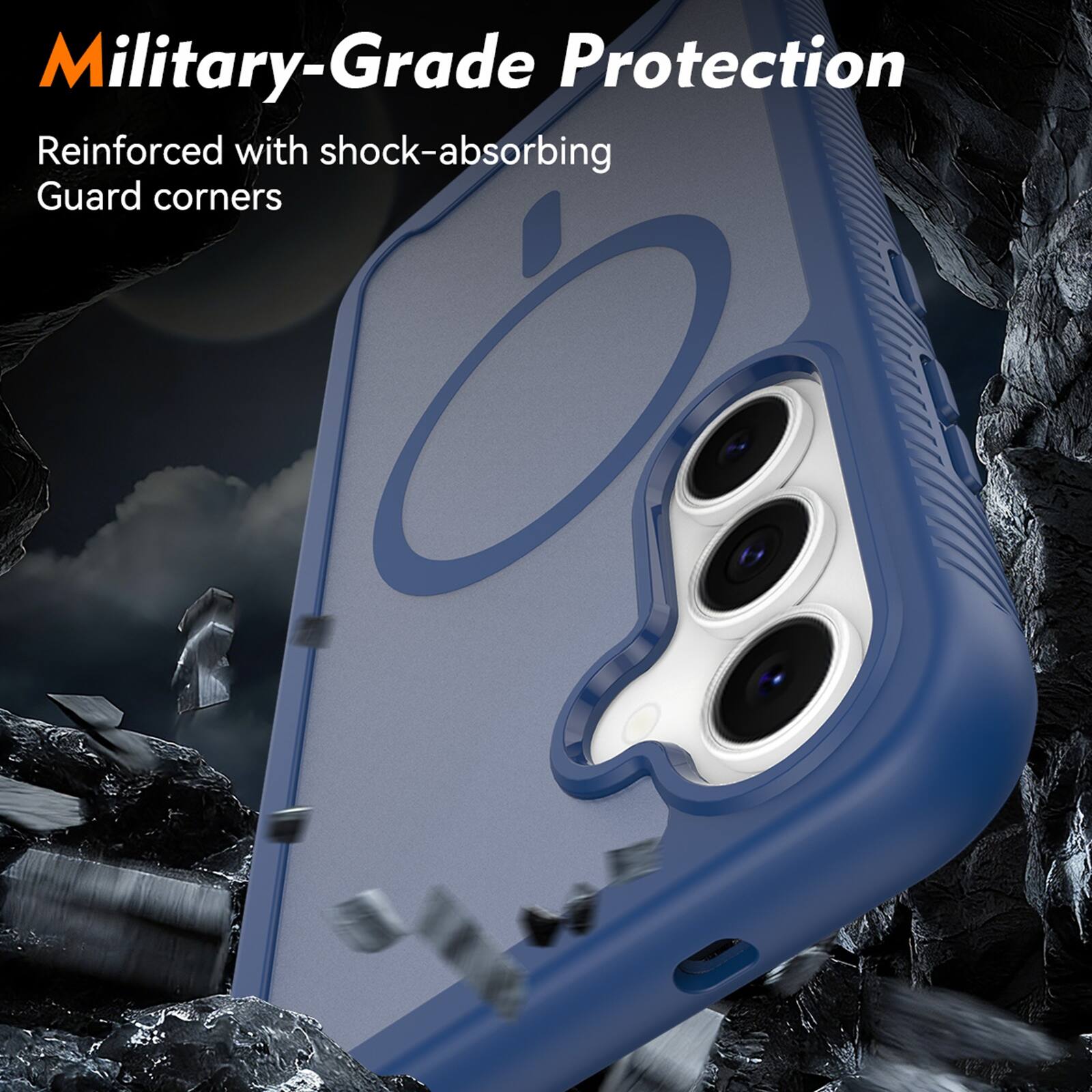 Military-Grade Protection  
Reinforced with shock-absorbing Guard corners