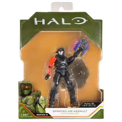 HALO aF 117 HALO INFINITE 8. 1 SET SERIES 2 SPARTAN AIR ASSAULT WITH NEEDLER