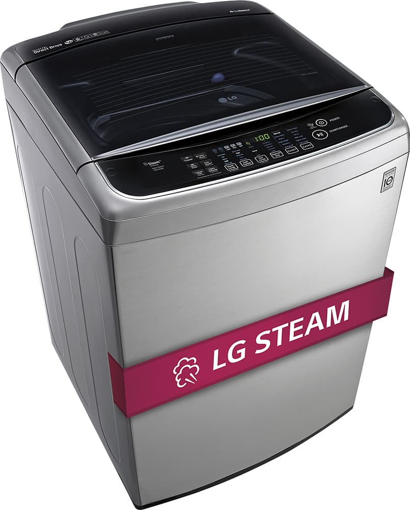 Best Buy LG 4.9 Cu. Ft. 12Cycle Steam TopLoading Washer Graphite