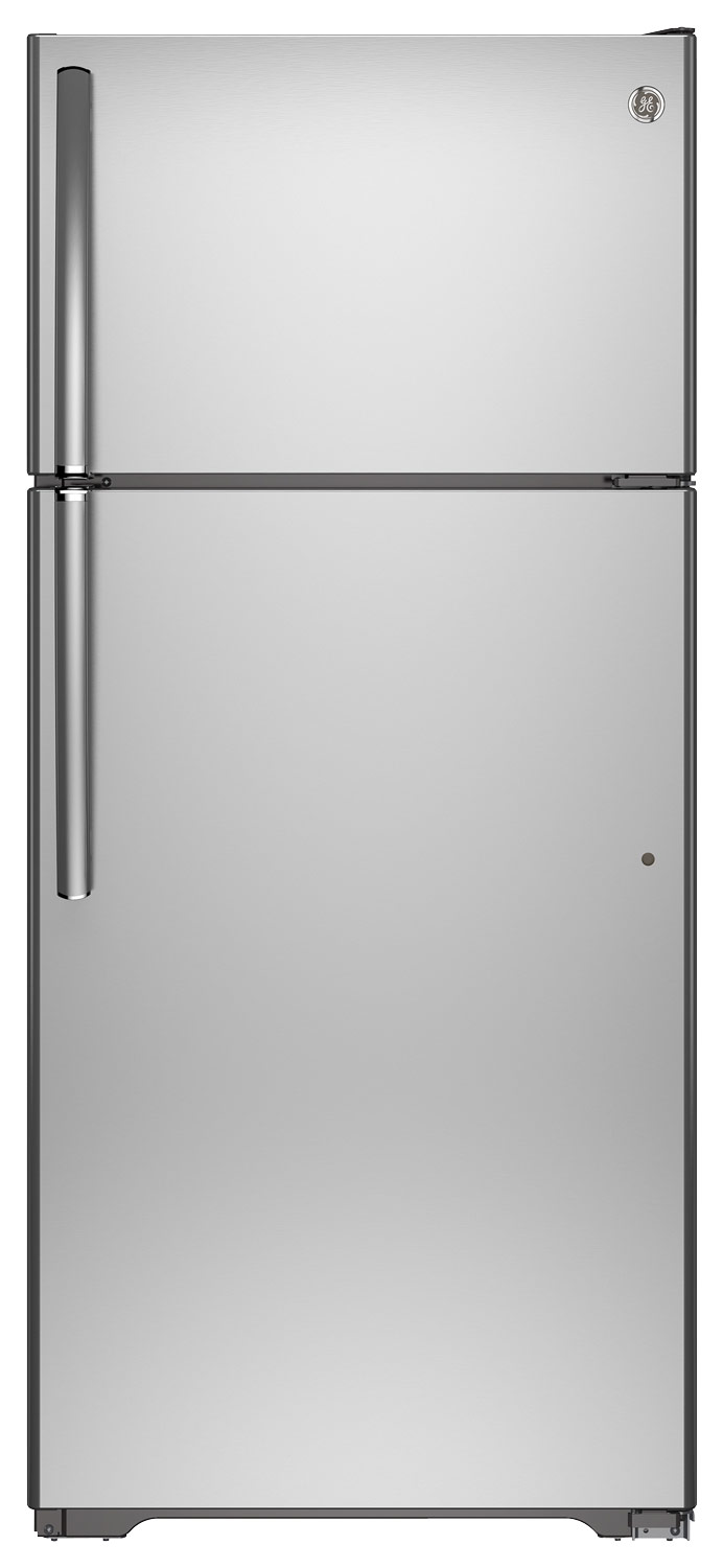 Customer Reviews: GE 15.5 Cu. Ft. Frost-Free Top-Freezer Refrigerator ...