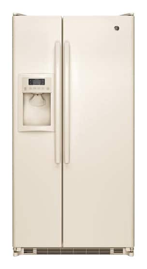GE - 21.9 Cu. Ft. Side-by-Side Refrigerator with Thru-the-Door Ice and Water-Front_Standard 