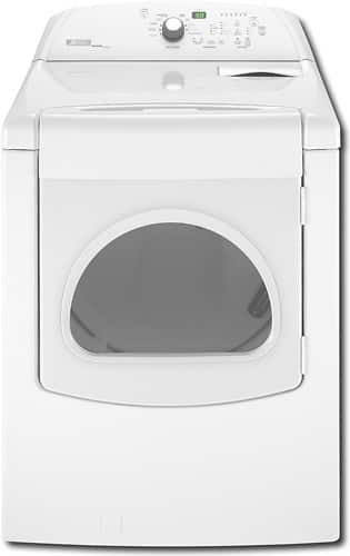 Best Buy Maytag Bravos 7 0 Cu Ft 7 Cycle Gas Dryer White Mgd6600tq