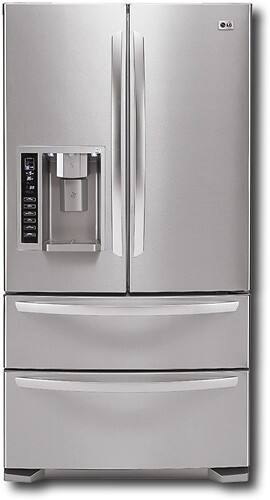 Best Buy: LG 24.7 Cu. Ft. French Door Refrigerator with Thru-the-Door ...