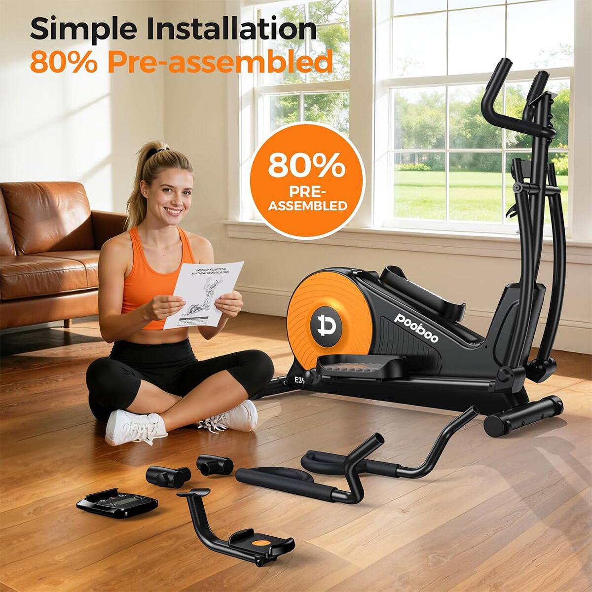 Simple Installation  
80% Pre-assembled  

80% PRE-ASSEMBLED  

acope FLUPTOR MOVIC - C E35  

pooboo