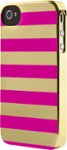 Angle Standard. Incase - Graphic Series Snap Case for Apple® iPhone® 4 and 4S - Gold/Pink.