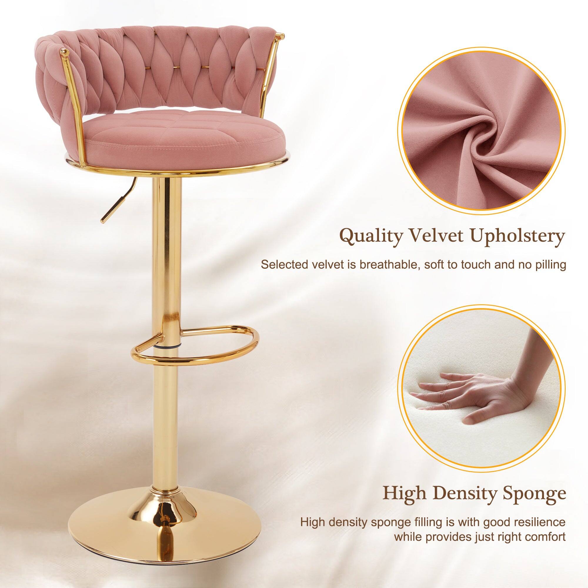 Quality Velvet Upholstery  
Selected velvet is breathable, soft to touch and no pilling  

High Density Sponge  
High density sponge filling is with good resilience while provides just right comfort