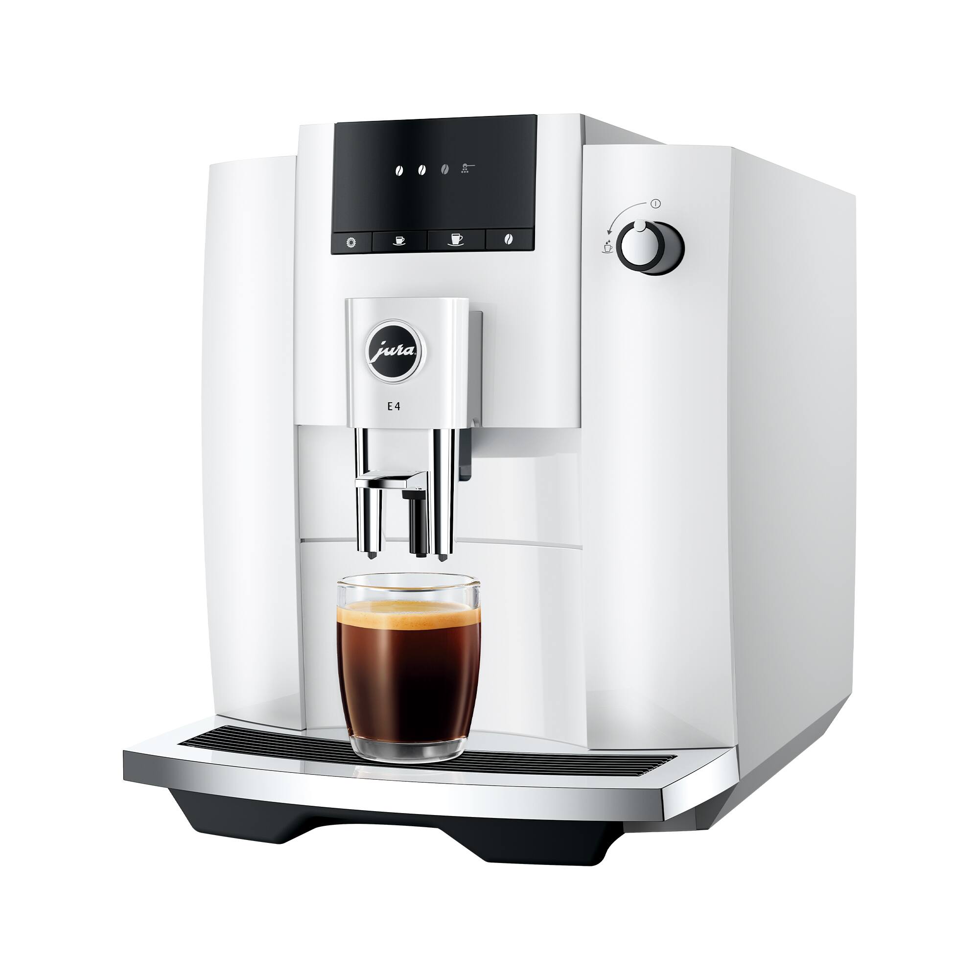 Alt View 16. Jura - E4 Espresso Machine - Piano White.