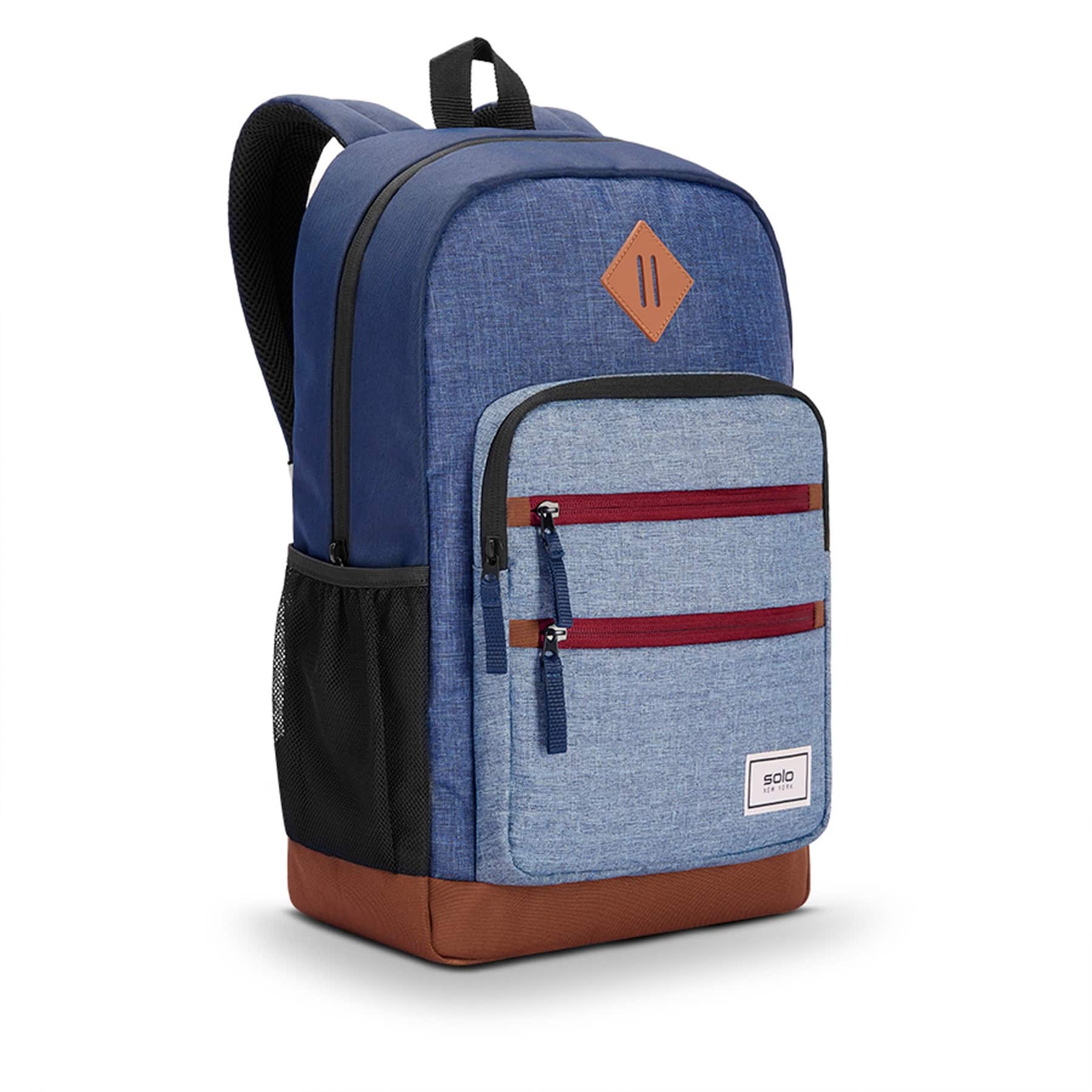 Angle. Solo New York - Re:Fresh Backpack For 15.6" Laptop - Blue.
