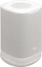 Front. JBL - Cove P1 Portable Wi-Fi home speaker with Dolby Atmos and easy whole-home listening - 2026 - White.