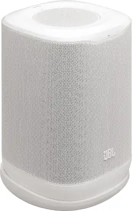 JBL - Cove P1 Portable Wi-Fi home speaker with Dolby Atmos and easy whole-home listening - 2026 - White