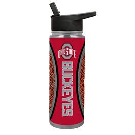 Great American Products - Ohio State Buckeyes 24oz. Jr. Thirst Game Ball Hydration Bottle - Brown