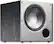 Front. Polk Audio - PSW10 10" Powered Subwoofer, 100W Peak Power, Compact Design, Easy Setup with Home Theater Systems - Black.
