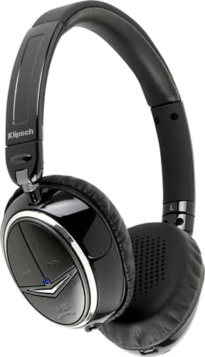 Angle. Klipsch - Image ONE Bluetooth On-Ear Headphones - Black.