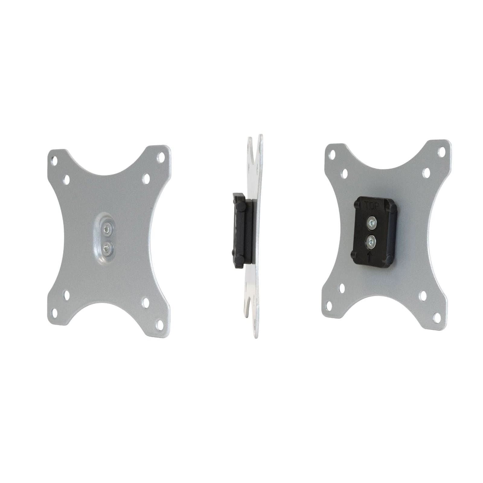 Angle. Mount-It! - Replacement Monitor VESA Plate for Monitors, Silver - Silver.