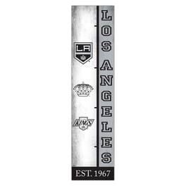 Fan Creations - Los Angeles Kings 6" x 24" Progression Wood Sign - Multicolor