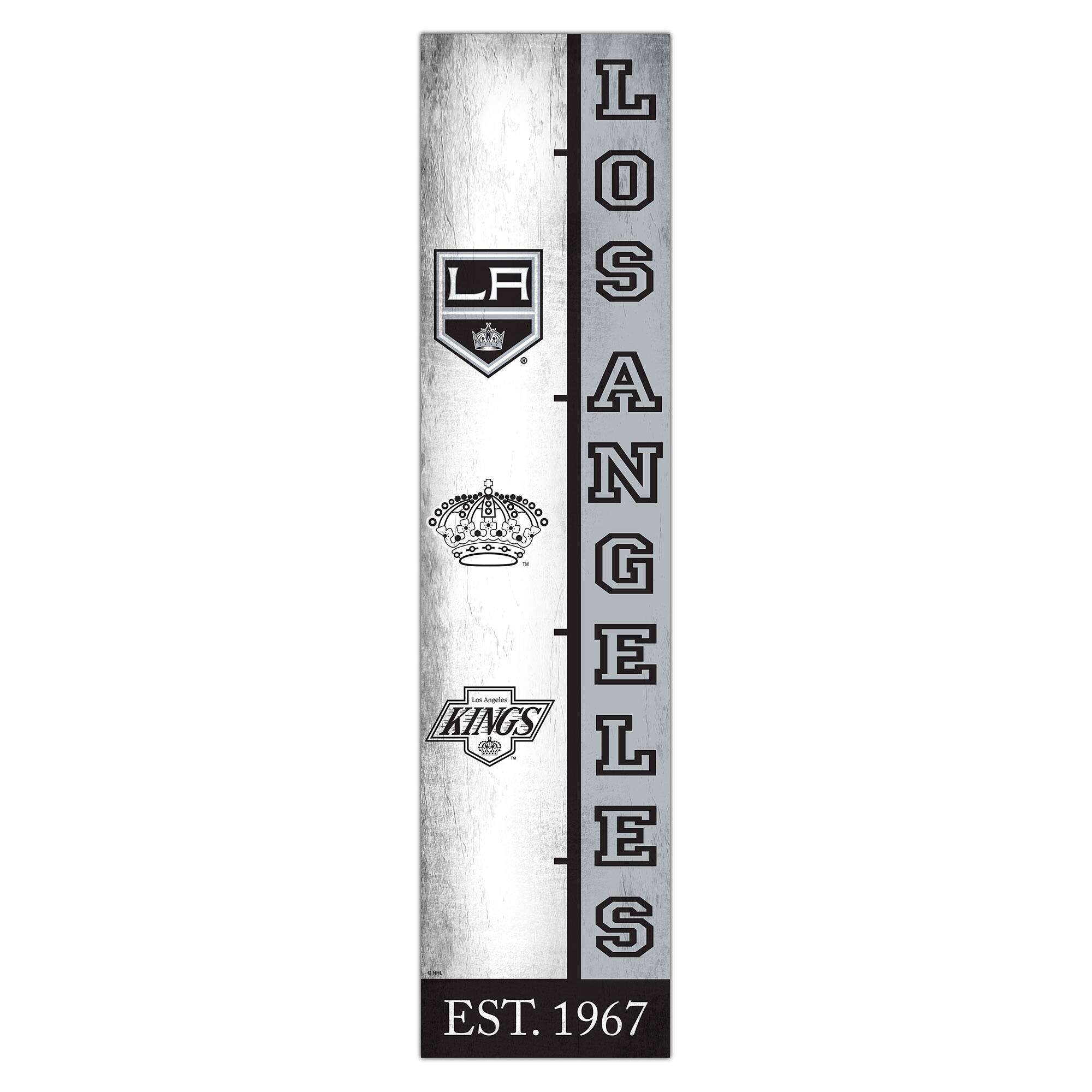 Los Angeles Kings 6" x 24" Progression Wood Sign