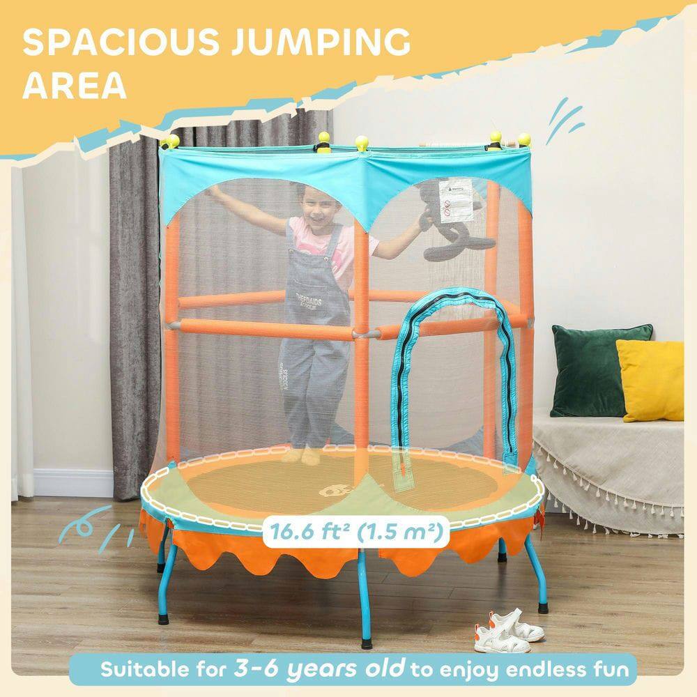 SPACIOUS JUMPING AREA

16.6 ft² (1.5 m²)

Suitable for 3-6 years old to enjoy endless fun