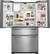 Alt View 1. Whirlpool - 25.0 Cu. Ft. French Door Refrigerator with Thru-the-Door Ice and Water - Monochromatic Stainless Steel.
