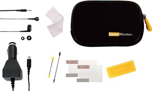 Front Standard. GameMaster - Neoprene 2.0 Essentials Set for Nintendo DSi and 3DS - Black.