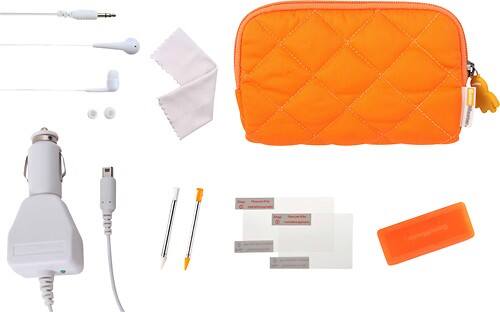 Front Standard. GameMaster - Spotlight Essentials Set for Nintendo DSi and 3DS - Orange.