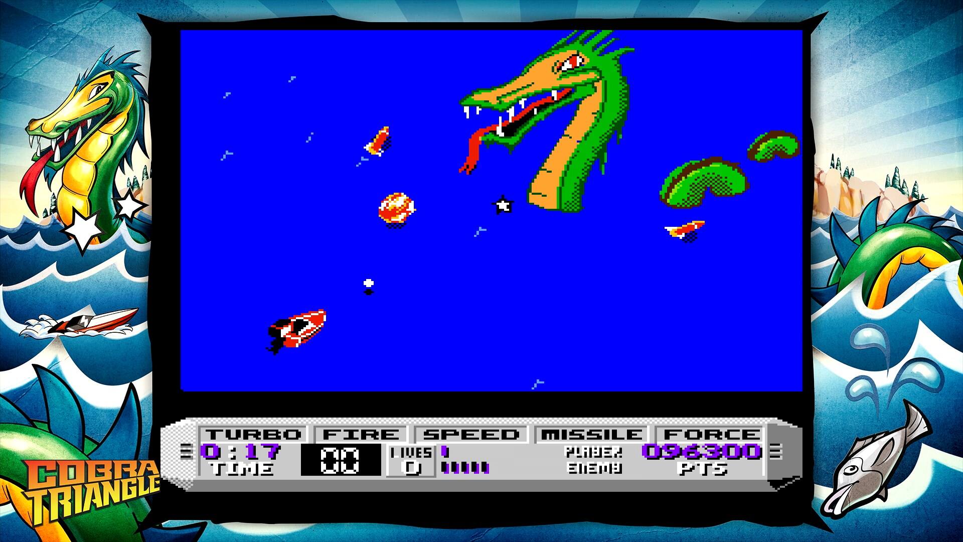 Turbo Fire Speed Missile Force III 0:17 1/4 96300 0 COBRA TRIANGLE