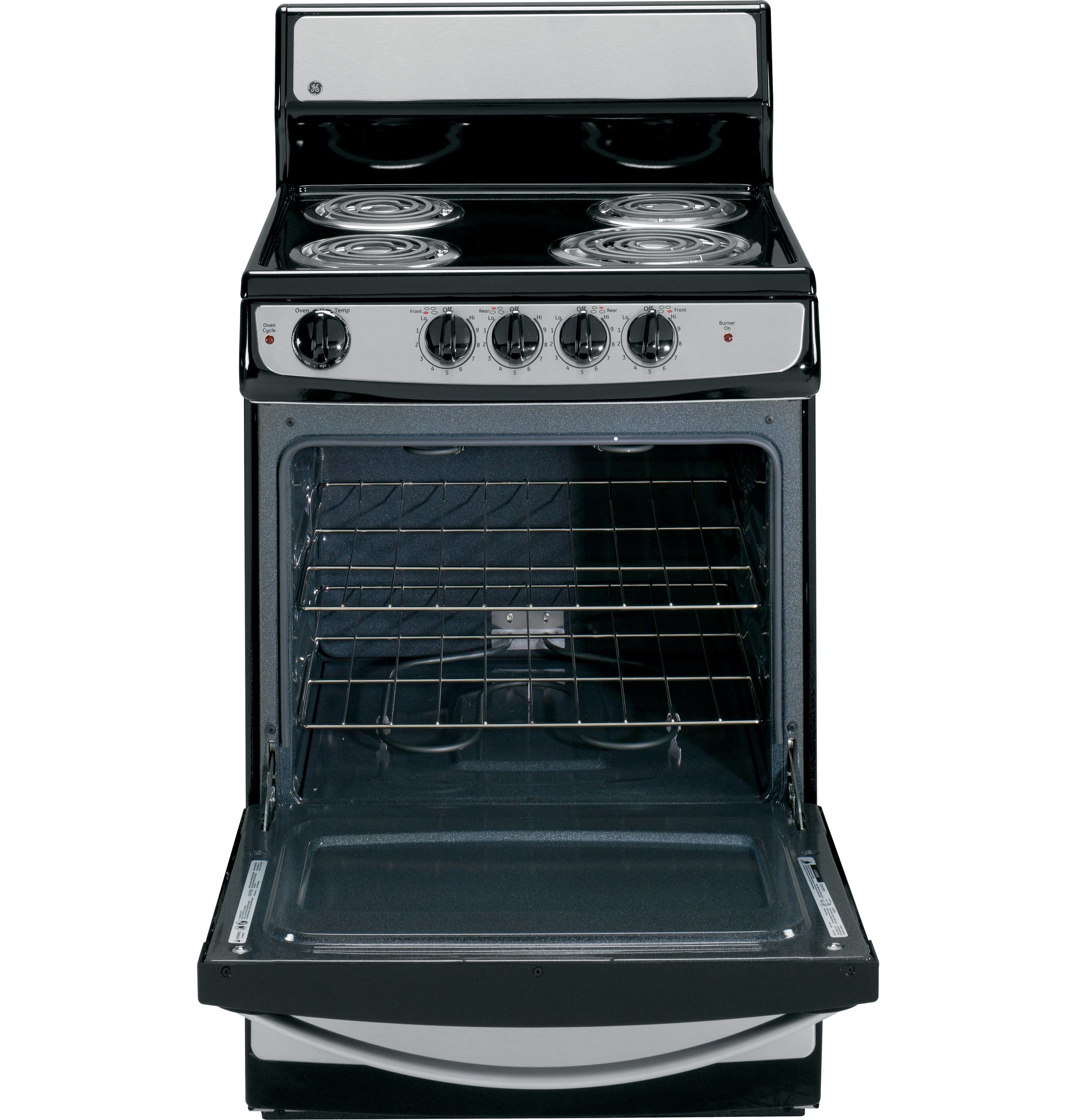 Best Buy GE 24 Freestanding Electric Range Stainless Steel JAS02SNSS   8828272cv13d 