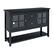 Angle. Walker Edison - Transitional TV Stand / Buffet for TVs up to 55" - Black.