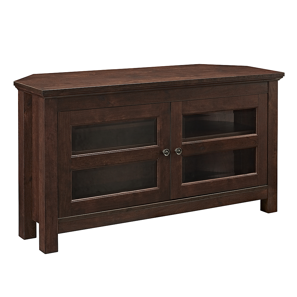 Angle View: Walker Edison - TV Cabinet for Most TVs Up to 50" - Brown