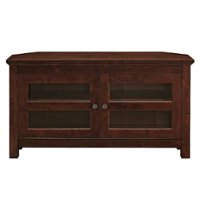 Walker Edison - TV Cabinet for Most TVs Up to 50" - Brown - Front_Zoom