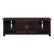 Front. Walker Edison - Traditional Sliding Door TV Stand Cabinet for Most TVs Up to 78" - Espresso.