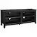 Angle. Walker Edison - Modern 58" Wood Open Storage TV Stand for Most TVs up to 65" - Black.