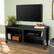 Alt View 12. Walker Edison - Modern 58" Wood Open Storage TV Stand for Most TVs up to 65" - Black.