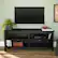 Alt View 13. Walker Edison - Modern 58" Wood Open Storage TV Stand for Most TVs up to 65" - Black.