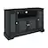 Front. Walker Edison - Tall Sound Bar TV Stand for Most Flat-Panel TV's up to 60" - Black.