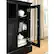 Alt View 11. Walker Edison - Tall Sound Bar TV Stand for Most Flat-Panel TV's up to 60" - Black.