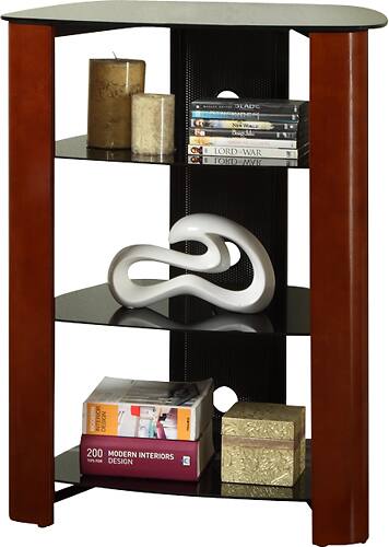 Walker Edison - Multilevel Component Stand - Larger Front