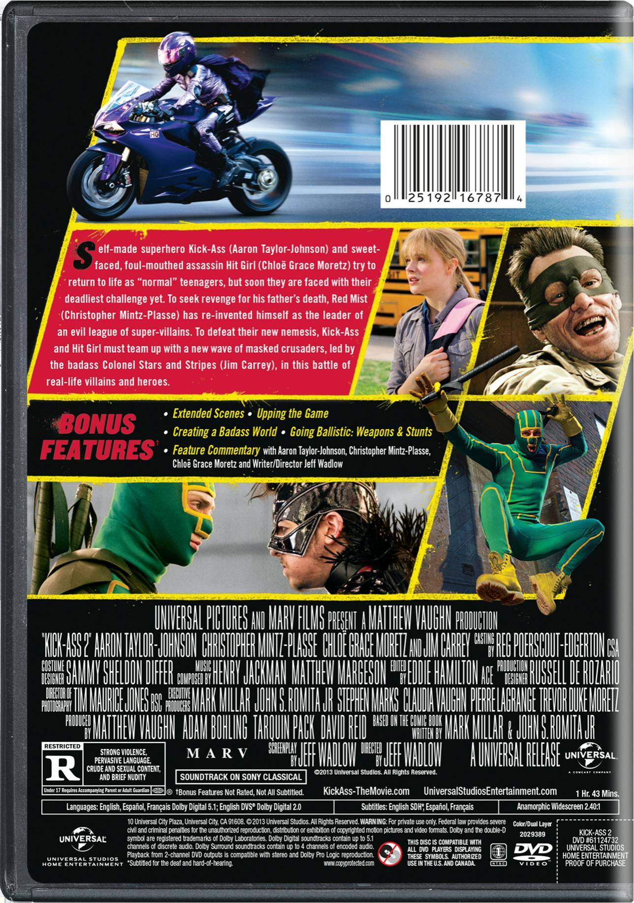 Angle. Kick-Ass 2 [DVD].