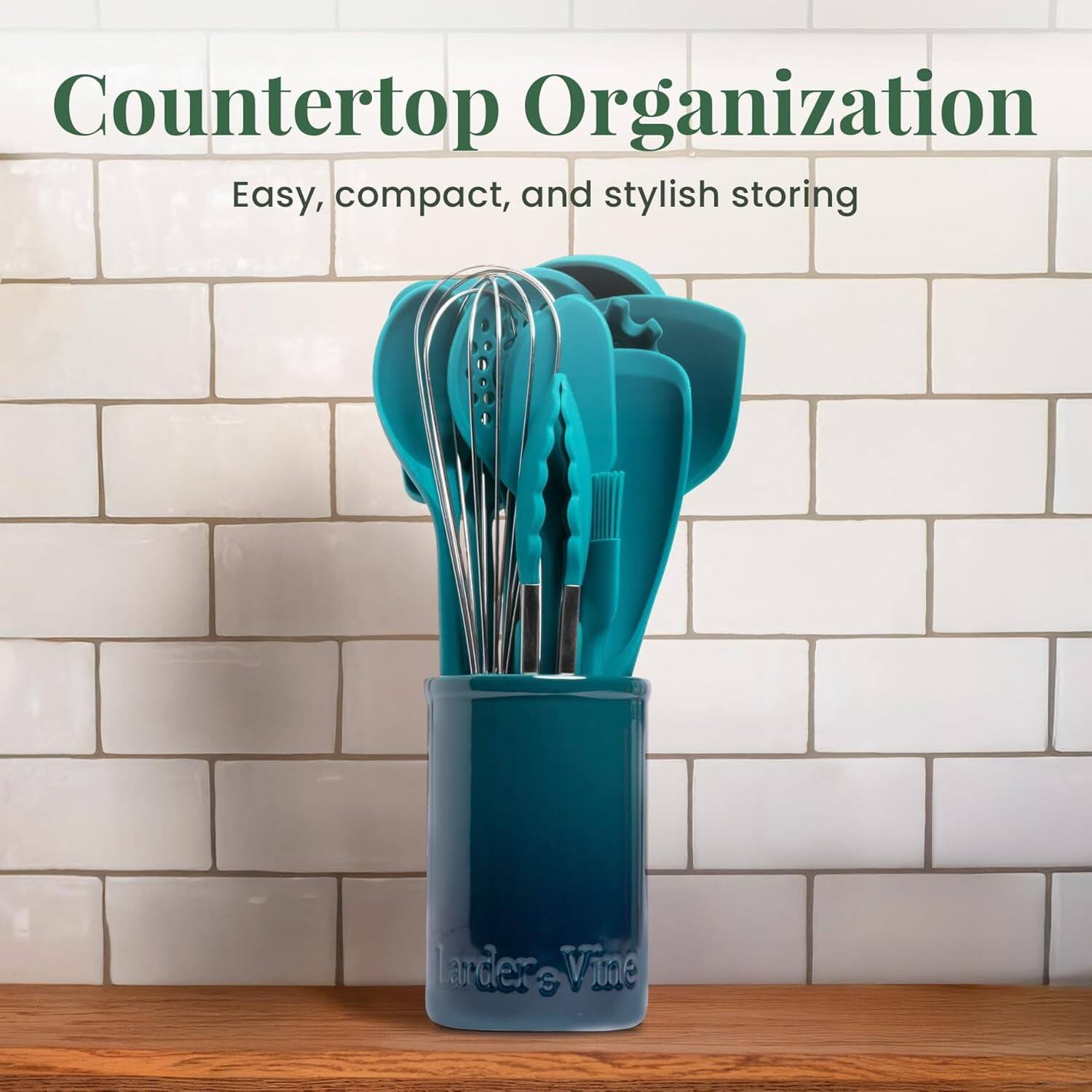 Countertop Organization  
Easy, compact, and stylish storing
