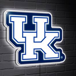 Evergreen Enterprises - Kentucky Wildcats LED Team Logo Shaped Lighted Wall Sign - Multicolor