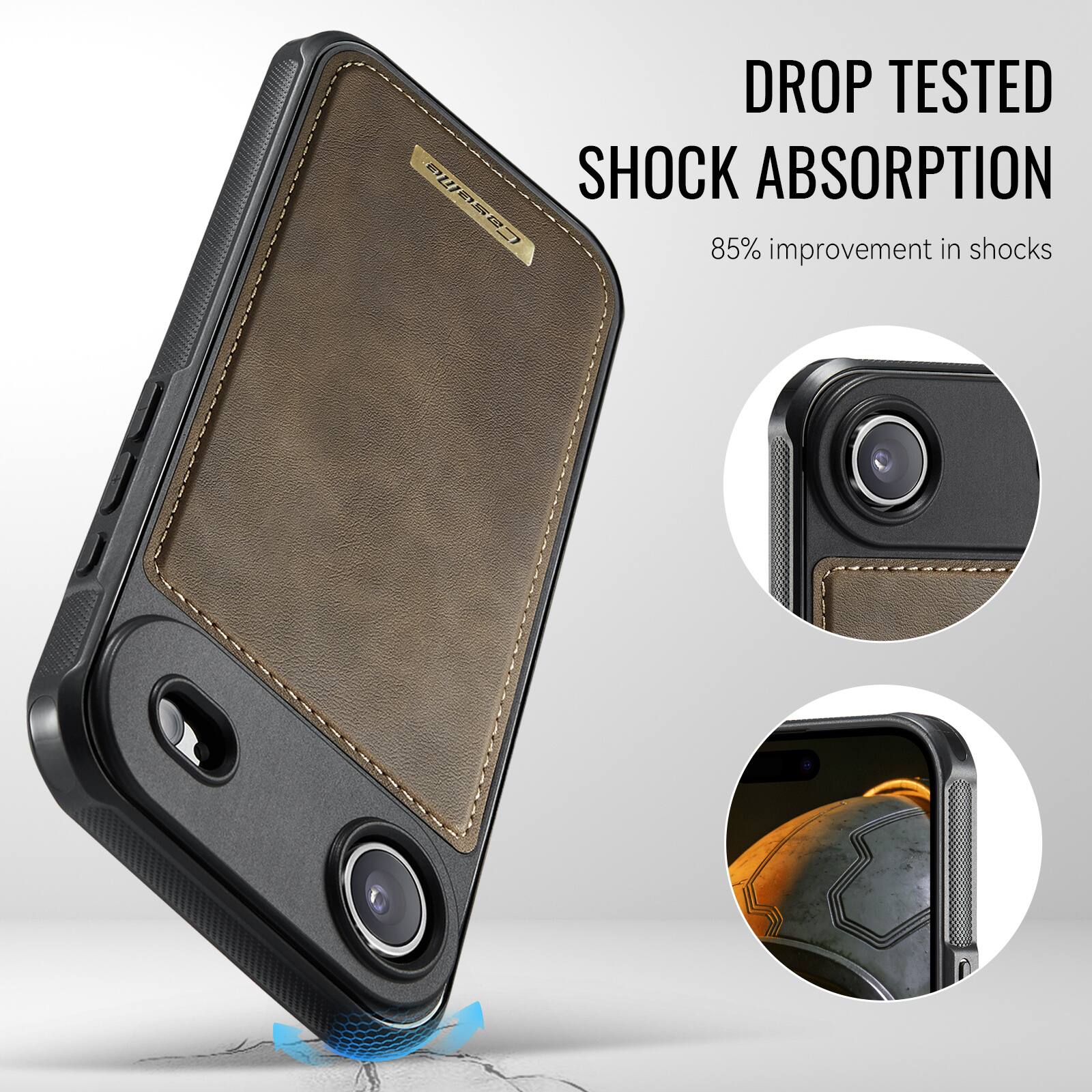 DROP TESTED SHOCK ABSORPTION  
85% improvement in shocks