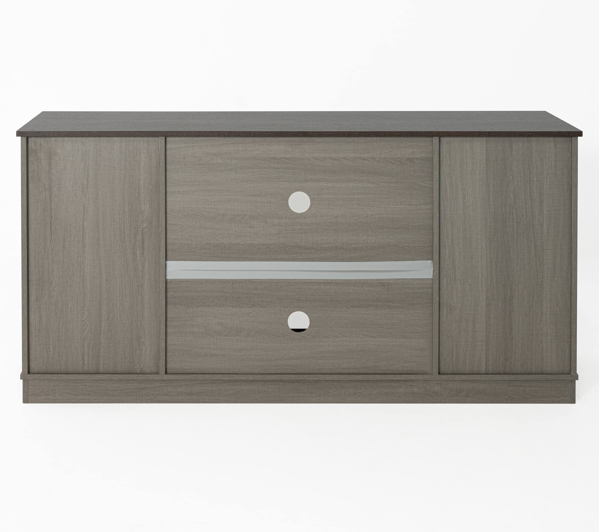 Alt View 6. Vaczon - 56" Farmhouse Tv Stand with Storage and Sliding Barn Doors, Media TV Stand Table for Living Room, Bedroom - Gray.