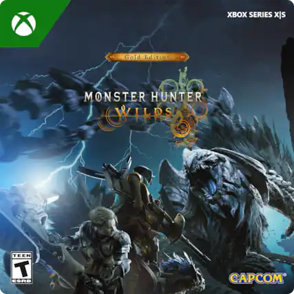 XBOX SERIES X|S
Gold Edition
MONSTER HUNTER WILDS
TEEN T ESRB - T (Teen 13+)