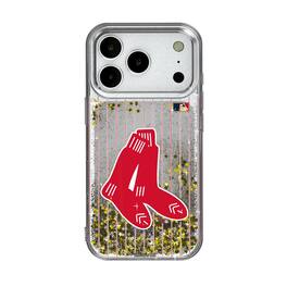 Keyscaper - MLB - Boston Red Sox - 1924-1960 Cooperstown Pinstripe iPhone Glitter Case - 13 - Multicolor
