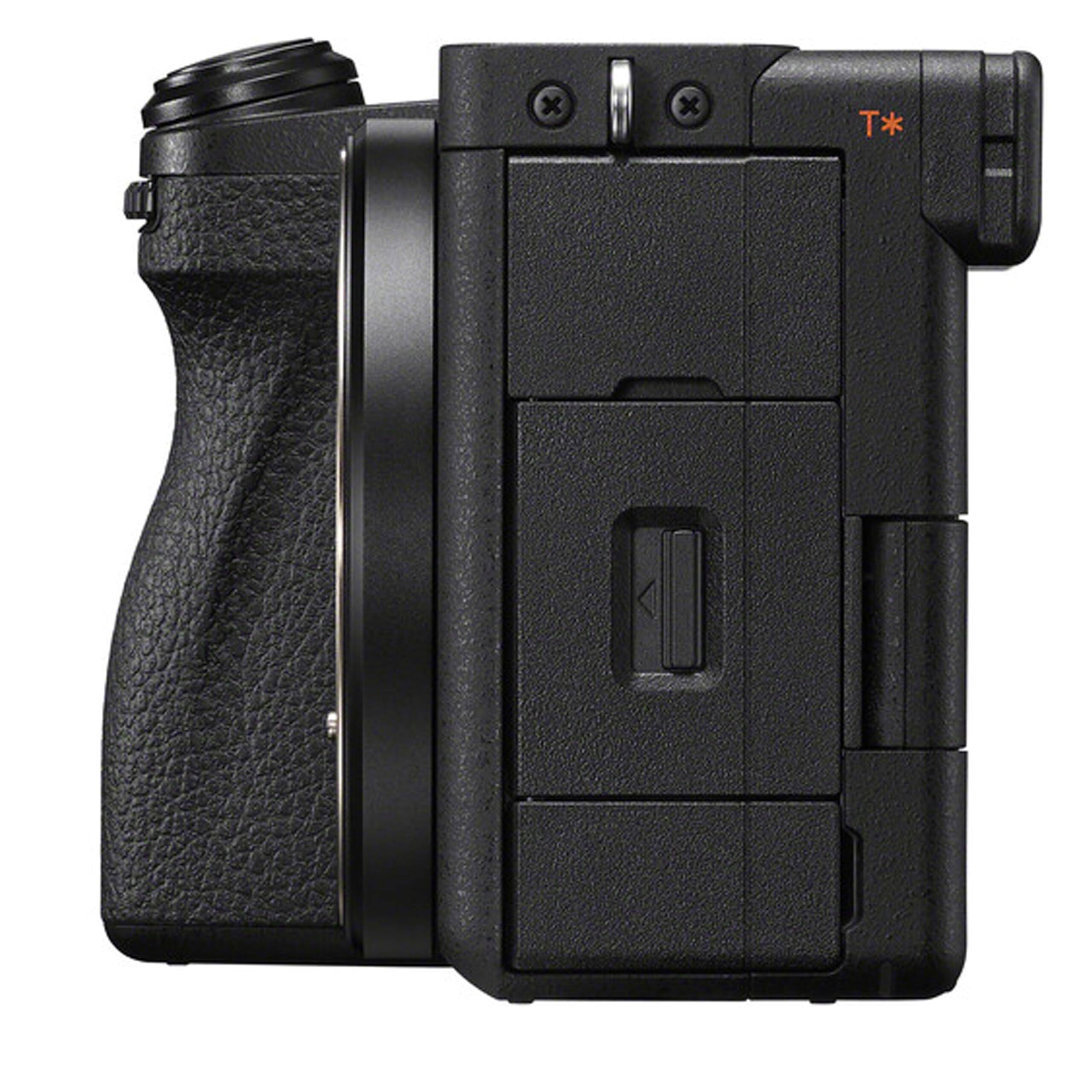 Alt View 2. Sony - Sony a6700 Mirrorless Camera with 16-50mm and 55-210mm Lenses Kit | 26MP | 64GB Extreme Memory+More - Black.