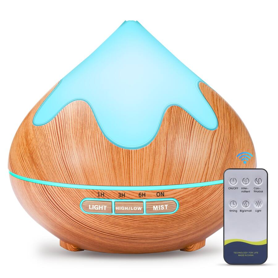 Machine Diffuser Small PARKER SLATER 500ml Diffuser with Ultrasonic, Remote Control, LED ...