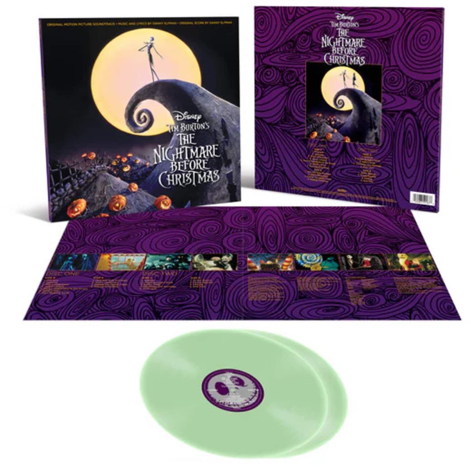 Danny Elfman - Nightmare Before Christmas (Original Soundtrack) - Limited 'Glow In The Dark' Colored - VINYL LP price history on PriceWatchPro
